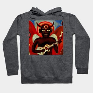 Tender hearted devil playing the blues Hoodie